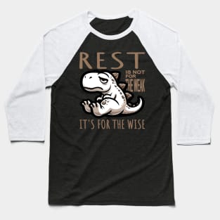 Relax-O-Saurus: Mind Body Balance Baseball T-Shirt